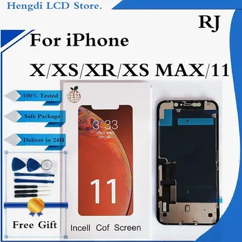 AAA RJ Incell Screen For iPhone X XS XR XS Max 11 LCD Display Touch Pantalla Digitizer Assembly Repair Replacement +Free Tools
AAA RJ Incell Screen For iPhone X XS XR XS Max 11 LCD Display Touch Pantalla Digitizer Assembly Repair Replacement +Free Tools