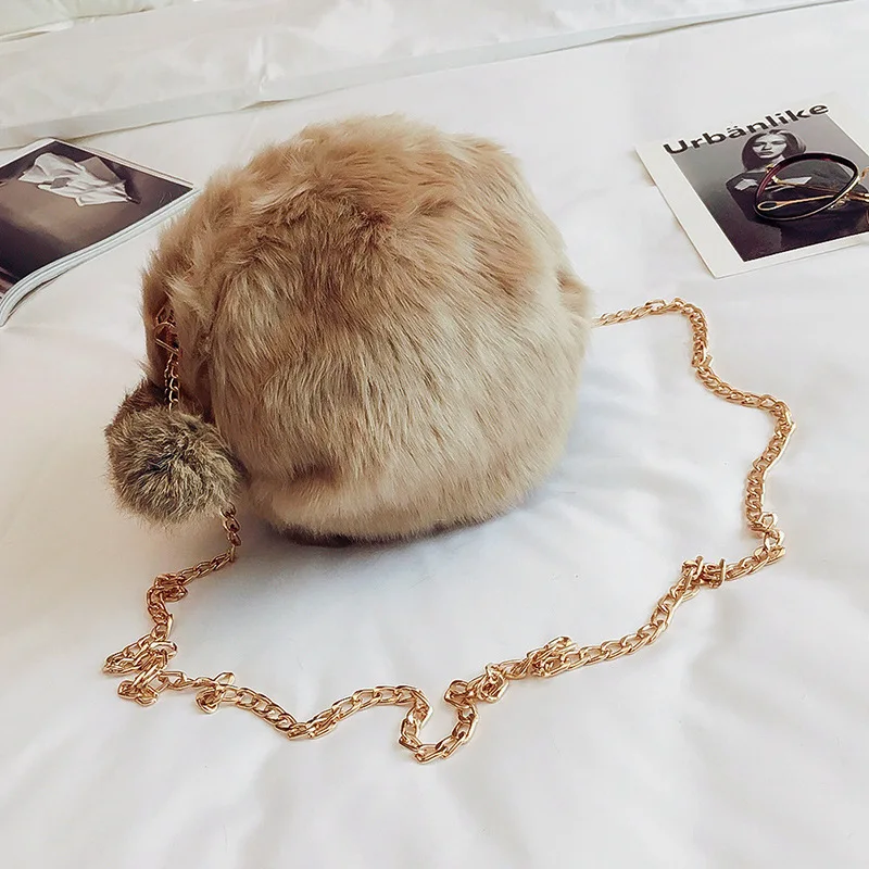 Plush Chain Small Bag Women's 2018 New Style Autumn And Winter Mini Cute Small round Bag GIRL'S Furry Crossbody Bag
Plush Chain Small Bag Women's 2018 New Style Autumn And Winter Mini Cute Small round Bag GIRL'S Furry Crossbody Bag