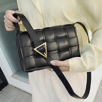 Small Weave Flap Bags For Women 2020 New Good Quality Fashion PU Leather Shoulder Crossbody Bag Female Handbags sac a main femme
Small Weave Flap Bags For Women 2020 New Good Quality Fashion PU Leather Shoulder Crossbody Bag Female Handbags sac a main femme