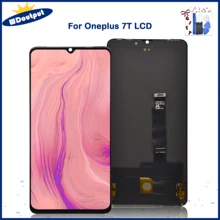 Ensemble écran tactile LCD de remplacement, 6.55 pouces, pour OnePlus 7T, Original=