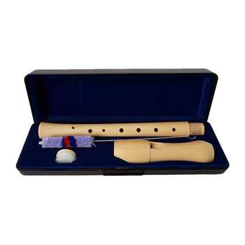 

8 Holes Wooden Soprano Flute Woodwind Musical Instruments for Flutes Student Beginner Performance