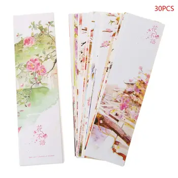 30pcs Creative Chinese Style Paper Bookmarks Painting Cards Retro Beautiful Boxed Bookmark Commemorative Gifts
30pcs Creative Chinese Style Paper Bookmarks Painting Cards Retro Beautiful Boxed Bookmark Commemorative Gifts