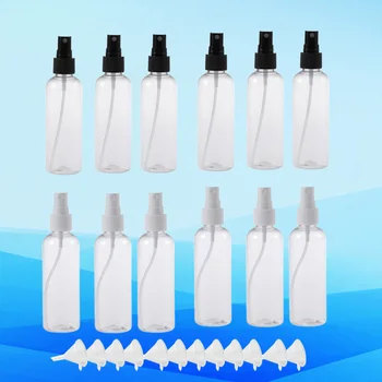 1 Set of 100ml PET Spray Bottle Fine Mist Sprayer Travel Subpackaging Bottle Refillable Bottle with 12Pcs Funnel (White Nozzle a 
1 Set of 100ml PET Spray Bottle Fine Mist Sprayer Travel Subpackaging Bottle Refillable Bottle with 12Pcs Funnel (White Nozzle a