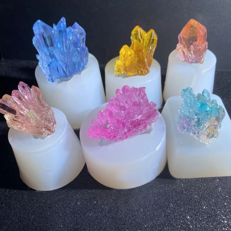 Simulation Original Stone Crystal Cluster Epoxy Resin Mold Silicone Mould DIY Crafts Jewelry Pendant Making Tool
Simulation Original Stone Crystal Cluster Epoxy Resin Mold Silicone Mould DIY Crafts Jewelry Pendant Making Tool