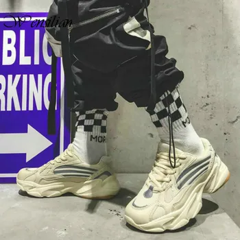 Chunky Sneakers Men Casual Shoes High Quality Mens Vulcanize Shoes Couple Dad Shoes Flat Designer Sneaker Zapatos De Hombre 2020 
Chunky Sneakers Men Casual Shoes High Quality Mens Vulcanize Shoes Couple Dad Shoes Flat Designer Sneaker Zapatos De Hombre 2020