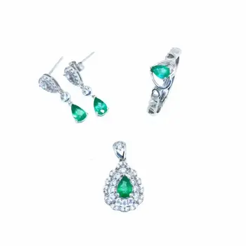 SHILOVEM 925 STERLING SILVER NATURAL EMERALD RINGS PENDANTS STUD EARRINGS CLASSIC FINE JEWELRY WEDDING WOMEN NEW YHTZ0406018AGML
SHILOVEM 925 STERLING SILVER NATURAL EMERALD RINGS PENDANTS STUD EARRINGS CLASSIC FINE JEWELRY WEDDING WOMEN NEW YHTZ0406018AGML