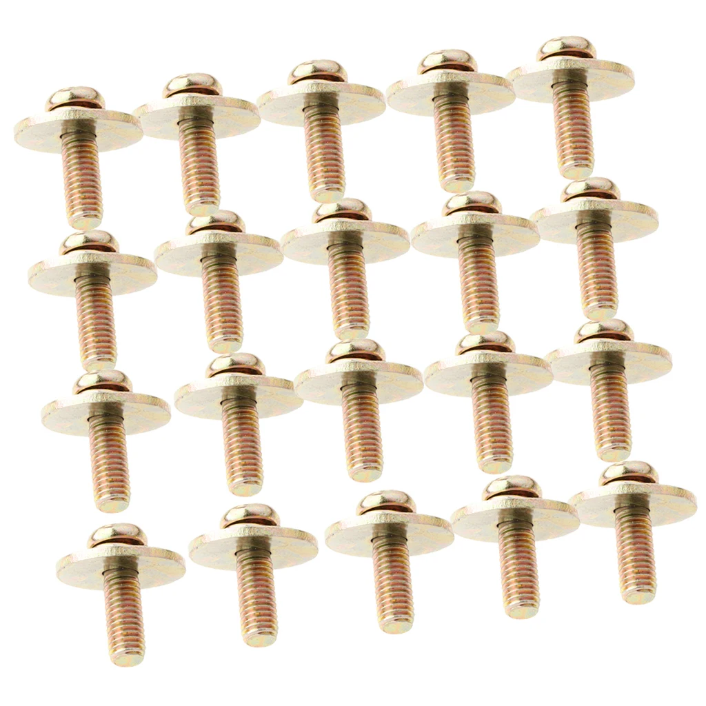 Tooyful 20 Pieces Metal Drum Set Claw Hook Screws DIY Percussion Instrument Parts for Drummers Tooyful 20 Pieces Metal Drum Set Claw Hook Screws DIY Percussion Instrument Parts for Drummers