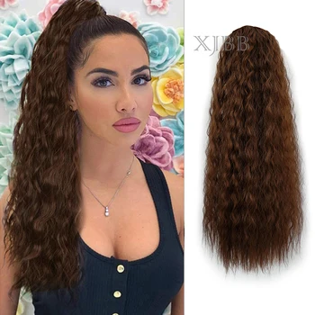 Afro Puff Long Kinky Curly Drawstring Ponytail for Women 22 inch Clip in Wavy Natural Pony Tail Hair Extensions
Afro Puff Long Kinky Curly Drawstring Ponytail for Women 22 inch Clip in Wavy Natural Pony Tail Hair Extensions
