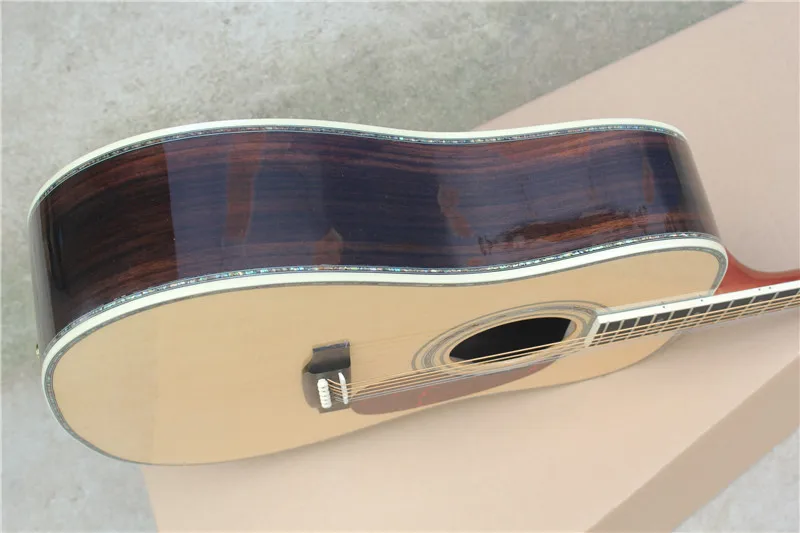 Оригинальная новая твердая акустическая гитара с верхом из ель тип D 45 модель 41