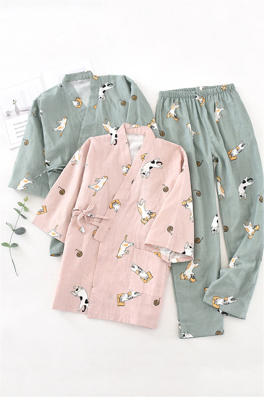 FREE SHIPPING Japanese Kawaii Pajamas Set JKP4386