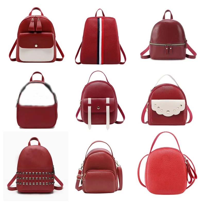 Women Bag Fashion Lady Backpack Mini Mobile Phone Bag Student Red Small Backpack Hand Shoulder Diagonal Cross Bag
Women Bag Fashion Lady Backpack Mini Mobile Phone Bag Student Red Small Backpack Hand Shoulder Diagonal Cross Bag