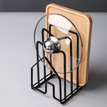 1pc Storage Rack Practical Useful Organizer Cutting Board Shelf Pot Cover Holder Organizer Rack for Home Kitchen Store
1pc Storage Rack Practical Useful Organizer Cutting Board Shelf Pot Cover Holder Organizer Rack for Home Kitchen Store