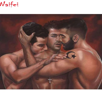 5d Diy Diamond Painting Portrait Sexy Gay man Full Round Diamond Embroidery Cross Stitch Patterns Nude Art Needlework Home Decor
5d Diy Diamond Painting Portrait Sexy Gay man Full Round Diamond Embroidery Cross Stitch Patterns Nude Art Needlework Home Decor