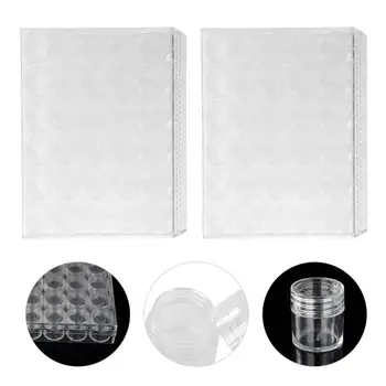 Nail Display Clear Plastic Jewelry Bead Storage Rectangle Box 30 Small Round Container Jars 2pcs Nail Polish Organizer
Nail Display Clear Plastic Jewelry Bead Storage Rectangle Box 30 Small Round Container Jars 2pcs Nail Polish Organizer