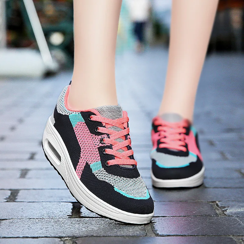 Autumn Hollow out Rocking Shoes Women's 2018 New Style Breathable Mesh Athletic Shoes Thick Bottomed Casual Shoes Air Cushion Ru
Autumn Hollow out Rocking Shoes Women's 2018 New Style Breathable Mesh Athletic Shoes Thick Bottomed Casual Shoes Air Cushion Ru
