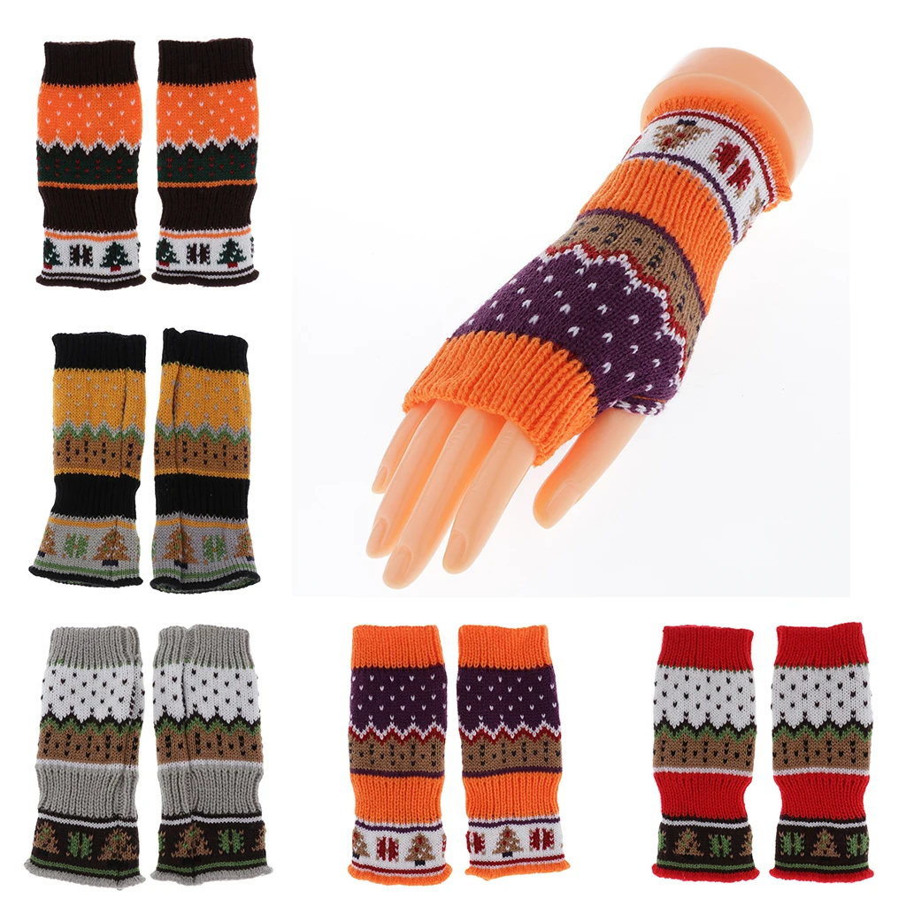 2x Lady Colored Knitted Half Finger Gloves Winter Wrist Arm Hand Warmer Mitten Xmas Cosplay Fashion Fingerless Gloves Knitted
2x Lady Colored Knitted Half Finger Gloves Winter Wrist Arm Hand Warmer Mitten Xmas Cosplay Fashion Fingerless Gloves Knitted