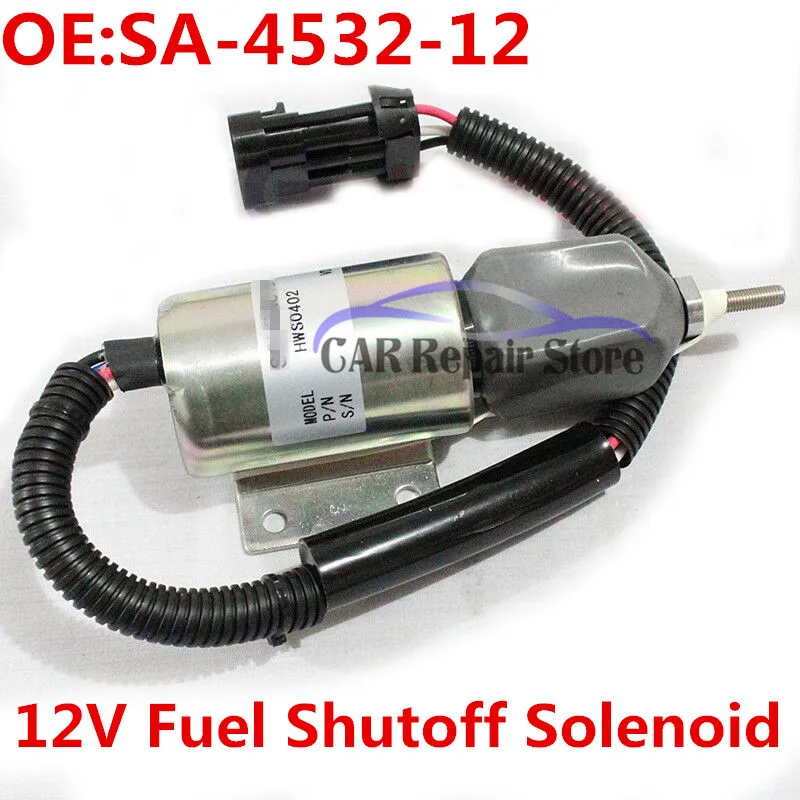 New 12V Fuel Shutoff Solenoid SA-4532-12 For Ingersoll-rand DD-130 Compactor B5.9-C OEM 2003ES 59009134 SA453212
New 12V Fuel Shutoff Solenoid SA-4532-12 For Ingersoll-rand DD-130 Compactor B5.9-C OEM 2003ES 59009134 SA453212