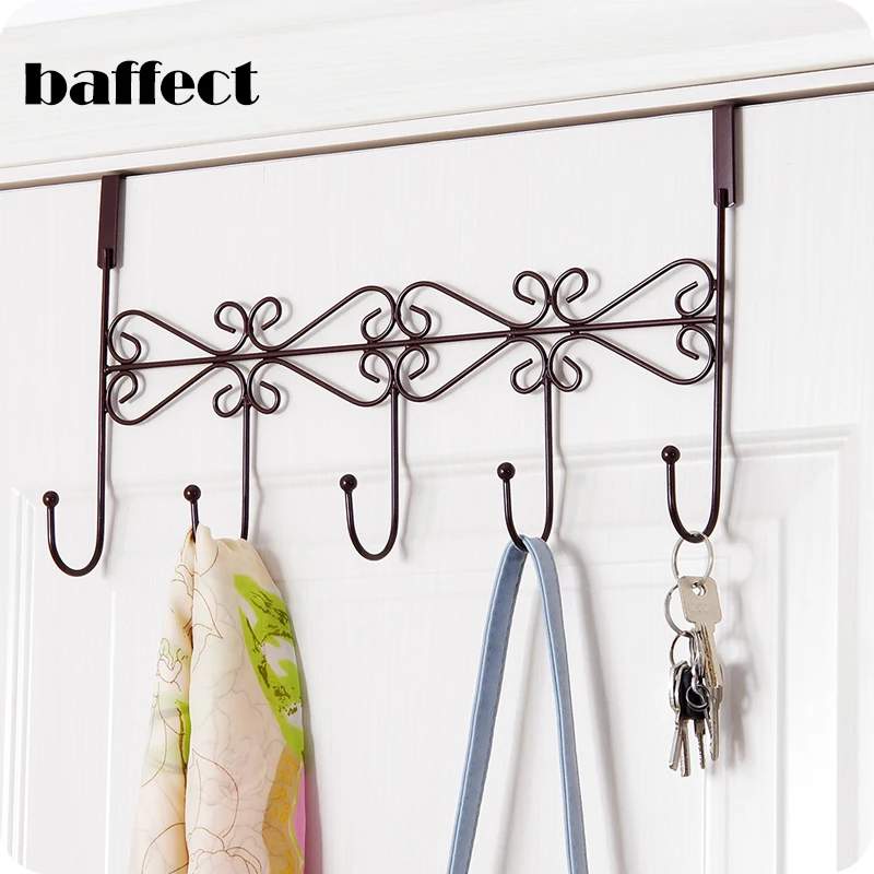 Baffect Iron Back Door Hanger Hook Towel Hat Key Hook Rails Clothes Door Wall Hooks Rack Bathroom Kitchen Hanger Hooks 5 Hooks
Baffect Iron Back Door Hanger Hook Towel Hat Key Hook Rails Clothes Door Wall Hooks Rack Bathroom Kitchen Hanger Hooks 5 Hooks