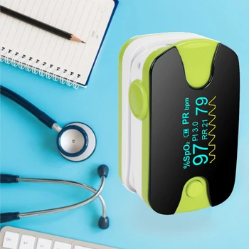 OLED Fingertip Pulse Oximeter With Audio Alarm & Pulse Sound - SPO2 PR PI Respiration Rate Heart Rate Blood Pressure Monitor
OLED Fingertip Pulse Oximeter With Audio Alarm & Pulse Sound - SPO2 PR PI Respiration Rate Heart Rate Blood Pressure Monitor