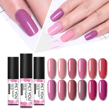 PICT YOU 5ml Pale Mauve Series Color Gel Polish Soak Off UV Gel Varnish One-shot Color Nail Art Gel Polish 12 Colors
PICT YOU 5ml Pale Mauve Series Color Gel Polish Soak Off UV Gel Varnish One-shot Color Nail Art Gel Polish 12 Colors