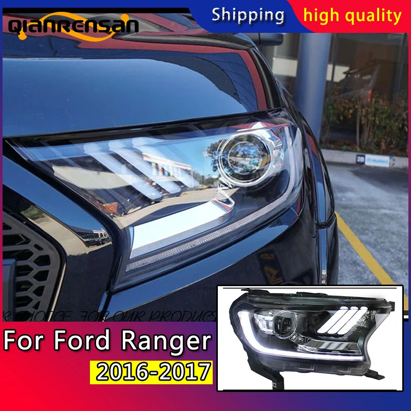 Car Styling for Ford Ranger Headlight 2016-2017 Everest LED Head Lamp H7 D2H Hid Option Angel Eye Bi Xenon Beam Accessories
Car Styling for Ford Ranger Headlight 2016-2017 Everest LED Head Lamp H7 D2H Hid Option Angel Eye Bi Xenon Beam Accessories