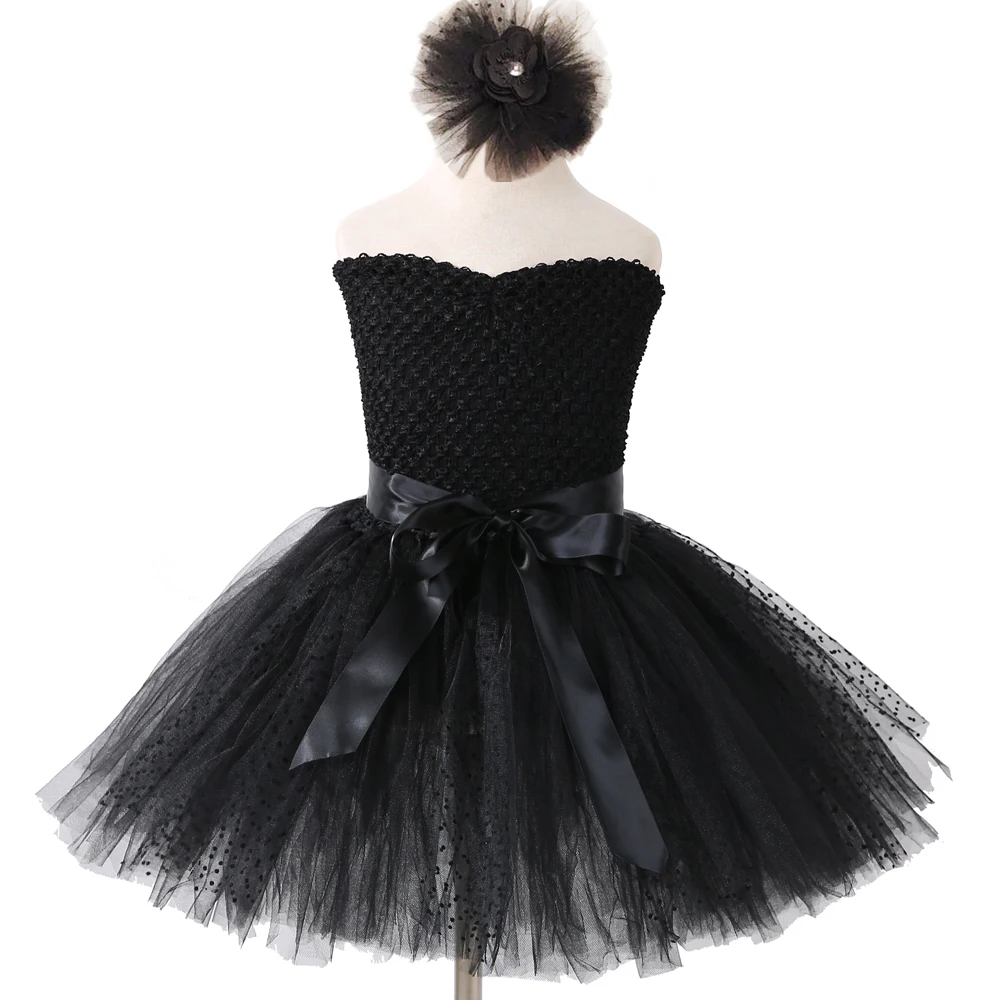 Черный лебедь платье-пачка для девочек детское платье на свадьбу вечерние платья