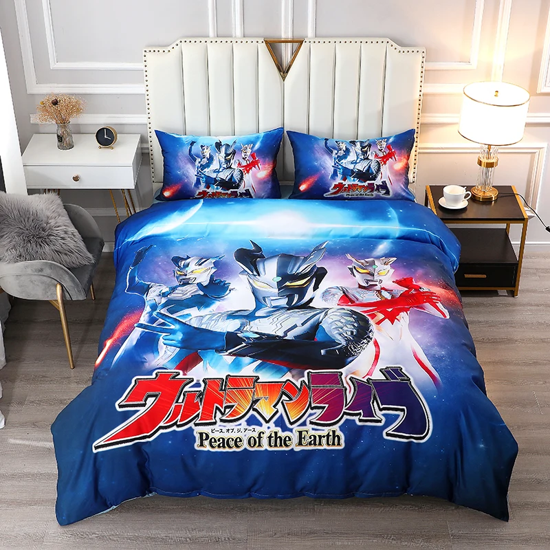 Anime Super Hero Ultraman Cerro Bedding Set Kids Duvet Cover Flatsheet Pillowcases for Baby Boys Twin Full Bedclothes Gift 2021
Anime Super Hero Ultraman Cerro Bedding Set Kids Duvet Cover Flatsheet Pillowcases for Baby Boys Twin Full Bedclothes Gift 2021