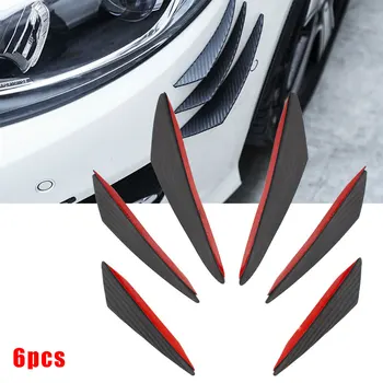 6pcs Universal Carbon Fiber Car Front Bumper Fin Splitter Spoiler Canard Valence
6pcs Universal Carbon Fiber Car Front Bumper Fin Splitter Spoiler Canard Valence