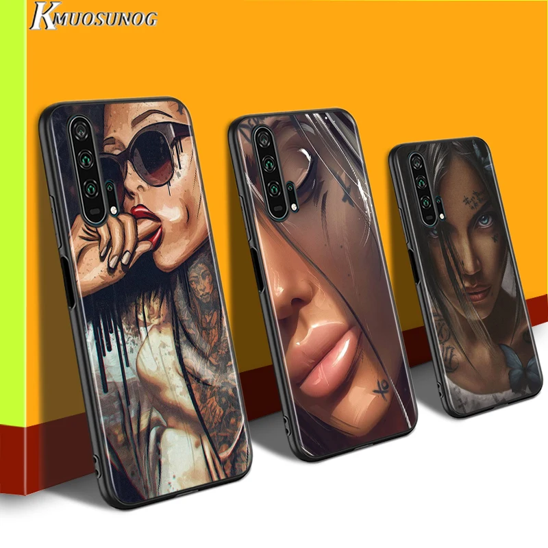Black Matte Cover for Honor V30 9X 8X 10i 10 9 Lite 8 8S 8 7C 7A Pro Phone Case Sleeve Tattoo Girl Art Phone Shell
Black Matte Cover for Honor V30 9X 8X 10i 10 9 Lite 8 8S 8 7C 7A Pro Phone Case Sleeve Tattoo Girl Art Phone Shell