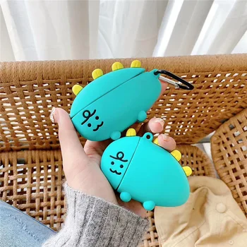 Korean Popular Dinosaur case for airpods 1 box cute cartoon soft silicone shockproof earphone protect cover for apple AirPods 2
Korean Popular Dinosaur case for airpods 1 box cute cartoon soft silicone shockproof earphone protect cover for apple AirPods 2