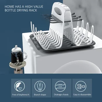 Baby Milk Bottles Drying Rack Portable Cleaning Dryer Storage Holder Multi-layer Detachable with Drain Tray Drying Rack for Kids
Baby Milk Bottles Drying Rack Portable Cleaning Dryer Storage Holder Multi-layer Detachable with Drain Tray Drying Rack for Kids
