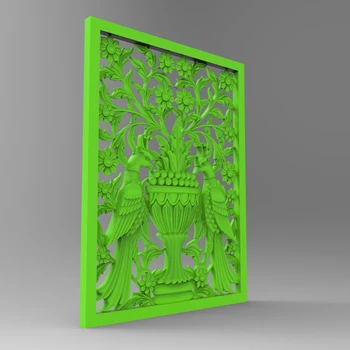 Peacock eating ball Curved panel relief 3D model STL format file CNC router ArtCAM Aspire Type3 engraving carving file A2040
Peacock eating ball Curved panel relief 3D model STL format file CNC router ArtCAM Aspire Type3 engraving carving file A2040