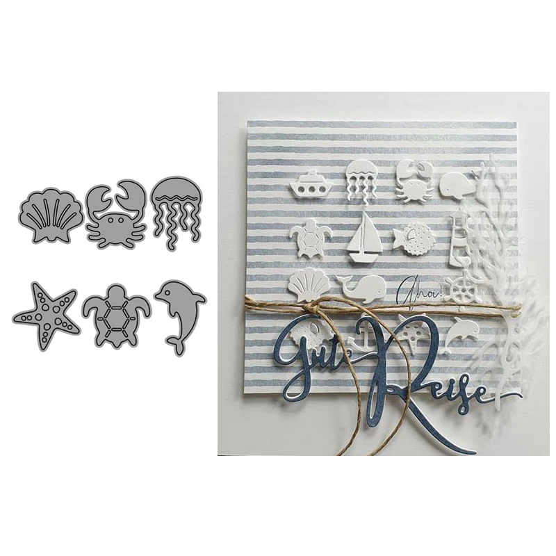 CH Marine life Metal Cutting Dies Embossing Scrapbooking Stencil Craft Cut Dies For DIY Card Crafts Handmade
CH Marine life Metal Cutting Dies Embossing Scrapbooking Stencil Craft Cut Dies For DIY Card Crafts Handmade