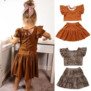 Pudcoco US Stock 0-5 Years Toddler Baby Girls 2PCS Summer Clothes Leopard Ruffle Tops+Skirt Fashion GIrl 2Pcs Outfits Set US
Pudcoco US Stock 0-5 Years Toddler Baby Girls 2PCS Summer Clothes Leopard Ruffle Tops+Skirt Fashion GIrl 2Pcs Outfits Set US
