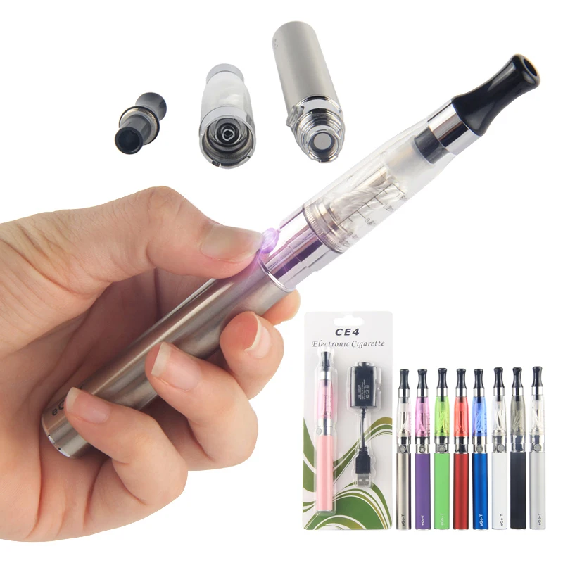 

E-cigarette Ego-T Ce4 Vape Pen Starter Kit 650/900/1100mAh Battery & 1.6ml Atomizer Tank USB Charger Smoking Vaper Mod