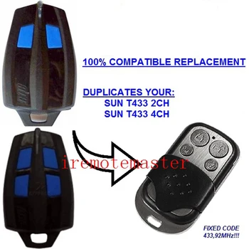 For SUN T433 2CH, SUN T433 4CH remote duplicator 433,92MHZ FIXED CODE 
For SUN T433 2CH, SUN T433 4CH remote duplicator 433,92MHZ FIXED CODE