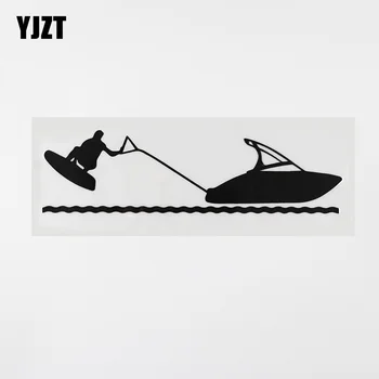 YJZT 18.2CMX5.1CM Cool Wakeboard Water Skiing Speedboat Vinyl Car Sticker Black/Silver 8A-0842
YJZT 18.2CMX5.1CM Cool Wakeboard Water Skiing Speedboat Vinyl Car Sticker Black/Silver 8A-0842