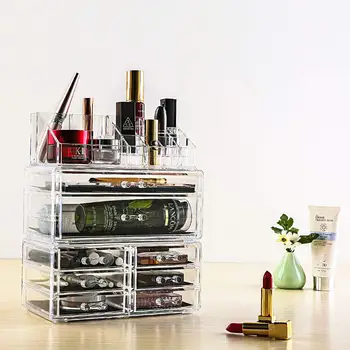 Makeup Organizer Storage Boxes Transparent Drawer-type Stackable DIY Combination Cosmetic Acrylic Jewelry Storage Box D30
Makeup Organizer Storage Boxes Transparent Drawer-type Stackable DIY Combination Cosmetic Acrylic Jewelry Storage Box D30