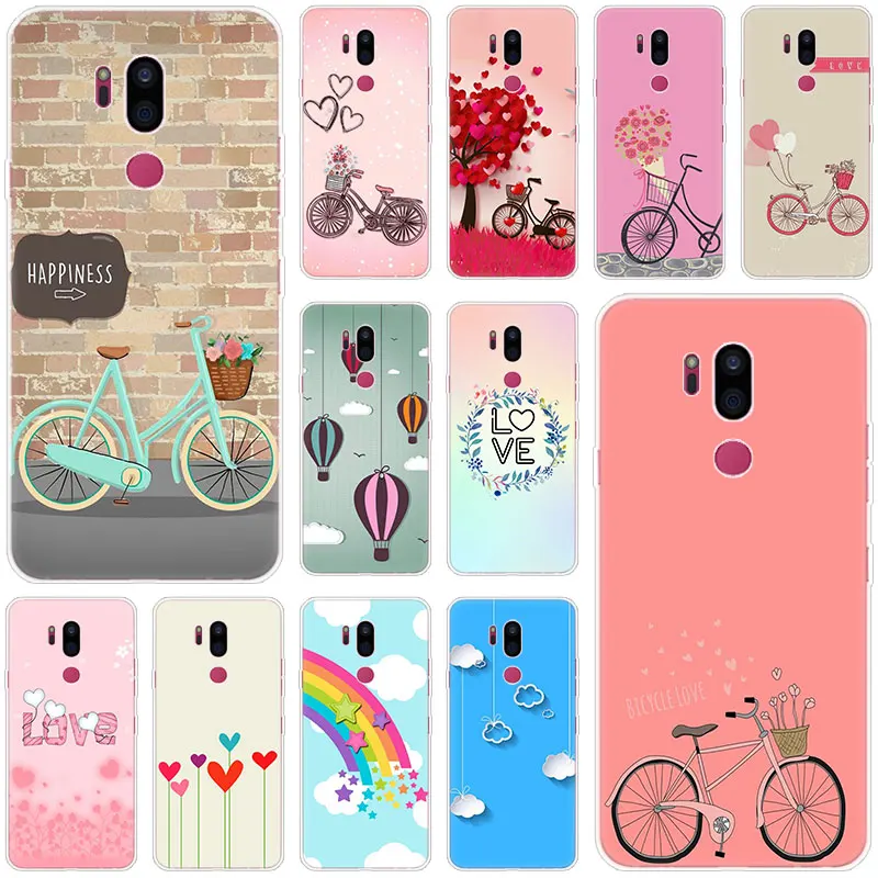 

Cycling lovers Soft Silicone Case For LG G5 G6 Mini G7 G8 G8S V20 V30 V40 V50 ThinQ Q6 Q7 Q8 Q9 Q60 W10 W30 Aristo 2 X Power 2 3