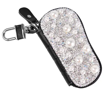 Diamond Car Key zipper Case Luxury Crystal Keychains Car Key Cover Wallet Rhinestones Auto Key Holder Storage Women Girl Key Bag
Diamond Car Key zipper Case Luxury Crystal Keychains Car Key Cover Wallet Rhinestones Auto Key Holder Storage Women Girl Key Bag