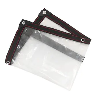 Transparent Waterproof Cover Tarp PE Dustproof Rainproof Tarpaulin Sheet Ground Sheet Cover For Outdoor Garden Canopy
Transparent Waterproof Cover Tarp PE Dustproof Rainproof Tarpaulin Sheet Ground Sheet Cover For Outdoor Garden Canopy