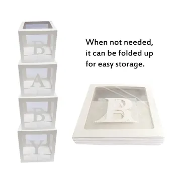 1PC Transparent Balloon Decorations Boxes Baby First Birthday Party Decorations Birthday Surprise Box Balloon Storage Accessoy
1PC Transparent Balloon Decorations Boxes Baby First Birthday Party Decorations Birthday Surprise Box Balloon Storage Accessoy