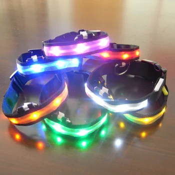 Nylon Pet Dog Collar LED Light Night Safety Anti-lost Flashing Glow Cat Dog Collars for Small Dogs Pet Supplies
Nylon Pet Dog Collar LED Light Night Safety Anti-lost Flashing Glow Cat Dog Collars for Small Dogs Pet Supplies