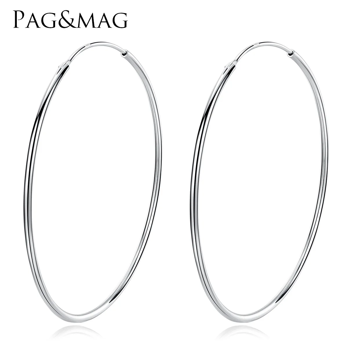 PAG-MAG ear ring women S925 pure silver fashion Europe and the United States set up simple exaggerated large ring earrings
PAG-MAG ear ring women S925 pure silver fashion Europe and the United States set up simple exaggerated large ring earrings