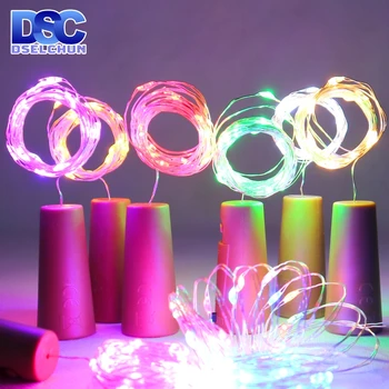 LED Wine Bottle Lights 2M 20LEDs Cork Shape Copper Wire Colorful Mini String Lights For Indoor Outdoor Wedding Christmas Lights
LED Wine Bottle Lights 2M 20LEDs Cork Shape Copper Wire Colorful Mini String Lights For Indoor Outdoor Wedding Christmas Lights