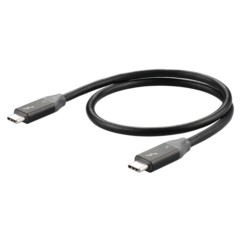 5A DP 100W Thunderbolt 3 Data Sync Charge Cable 40Gbps USB 3.1 type C Super Fast Transfer for Docks, Display, Data Storage
5A DP 100W Thunderbolt 3 Data Sync Charge Cable 40Gbps USB 3.1 type C Super Fast Transfer for Docks, Display, Data Storage