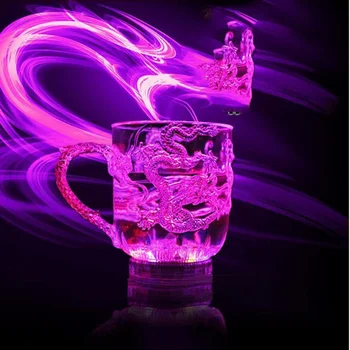 Creative Colorful Induction Mug Cup Dragon Shaped Cup Bar Plastic Water Injection Liquid Induction Flash Cup Mug for Man Women
Creative Colorful Induction Mug Cup Dragon Shaped Cup Bar Plastic Water Injection Liquid Induction Flash Cup Mug for Man Women