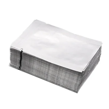 100-Piece Resealable Nontoxic Safe Aluminum Foil Bags Storage Bags Packing Bags for Cookies Cereal Grains 
100-Piece Resealable Nontoxic Safe Aluminum Foil Bags Storage Bags Packing Bags for Cookies Cereal Grains