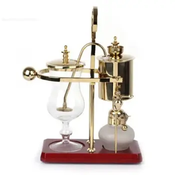 Copper and Glass Syphon Siphon Drop Coffee Maker Pot 4 Cups Belgian Belgium Luxury Royal Family Balance Polished Rose Gold Color
Copper and Glass Syphon Siphon Drop Coffee Maker Pot 4 Cups Belgian Belgium Luxury Royal Family Balance Polished Rose Gold Color