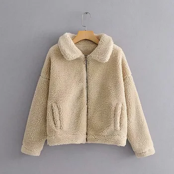 women teddy bear bomber jacket faux fur shaggy coat elegant oversized plush soft fleece outwear fall winter
women teddy bear bomber jacket faux fur shaggy coat elegant oversized plush soft fleece outwear fall winter